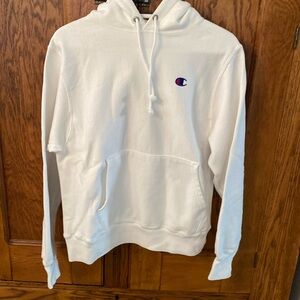 Champion size Small white hoodie